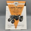 WARCHALOWSKI Prospekt Universal-Leicht-Traktor 20 PS-SAE