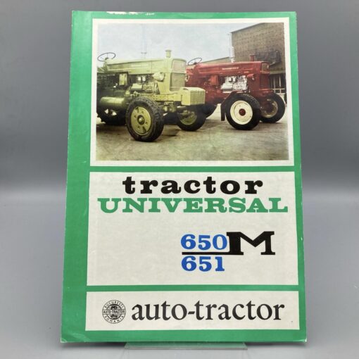 auto-tractor Prospekt Traktor UNIVERSAL 650M/651M