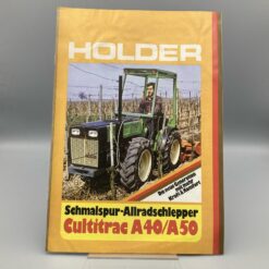 HOLDER Prospekt Schmalspur-Allradschlepper Cultitrac