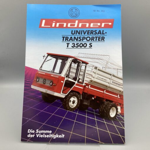 LINDNER Prospekt Universal-Transporter T3500 S