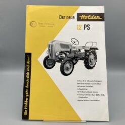 HOLDER Prospekt Allzweck-Schlepper B12