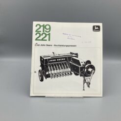 JOHN DEERE Hochleistungs-Pressen 219/221