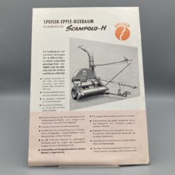 SPEISER-EPPLE-BUXBAUM Prospekt Feldhäcksler Scampolo-H