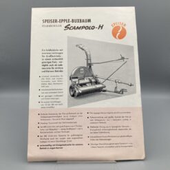 SPEISER-EPPLE-BUXBAUM Prospekt Feldhäcksler Scampolo-H