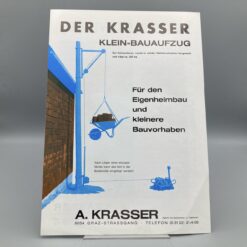 KRASSER Prospekt Klein-Bauaufzug