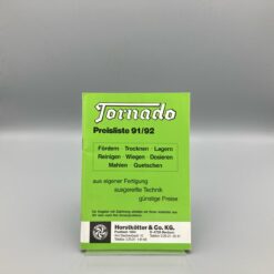 TORNADO Preisliste 91/92 Geräte-Programm
