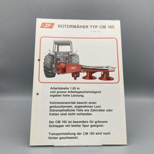 Rotormäher -JF- Prospekt