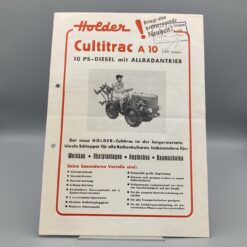 HOLDER Prospekt Cultitrac A10