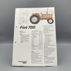 FiatTrattori Prospekt Traktor Fiat 780