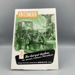 FRITZMEIER Prospekt Führerhaus für DEUTZ-Schlepper