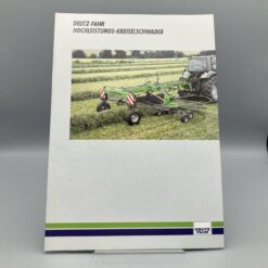 DEUTZ-FAHR Prospekt Traktor Hochleistungs-Kreiselschwader