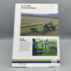 DEUTZ-FAHR Prospekt Traktor Kreiselschwader