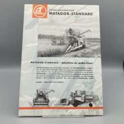 CLAAS Prospekt Mähdrescher Matador-Standard