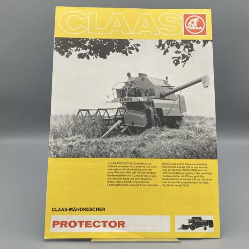 CLAAS Prospekt Mähdrescher Protector