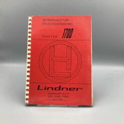 LINDNER Betriebsanleitung/ Ersatzteilliste Traktor