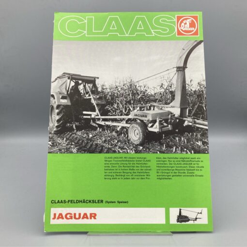 CLAAS Prospekt Feldhäcksler JAGUAR