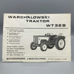 WARCHALOWSKI Prospekt Traktor WT32B