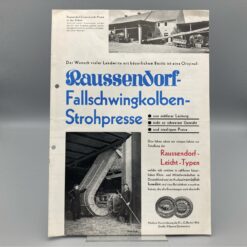 RAUSSENDORF Prospekt Fallschwingkolben-Strohpresse