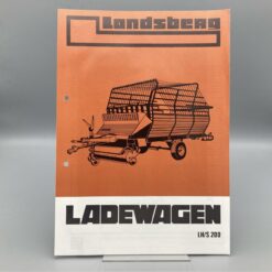 BAYERISCHE PFLUGFABRIK Prospekt Ladewagen