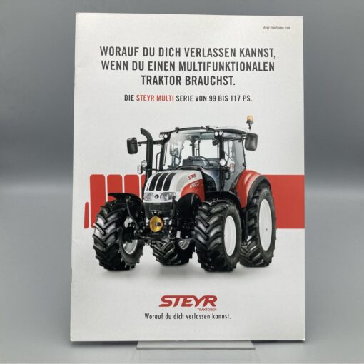 STEYR Prospekt Traktor Multi Serie von 99-117 PS