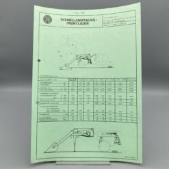 STEYR Technische Daten zu Schnellanschluss-Frontlader