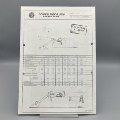 STEYR Technische Daten zu Schnellanschluss-Frontlader