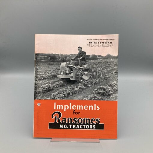RANSOMES Prospekt Garten-Traktor