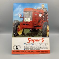 PORSCHE-DIESEL-RENAULT Prospekt Traktor Super 5