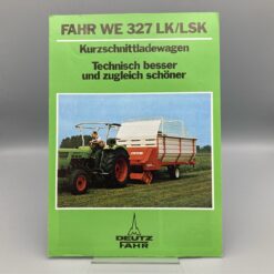 DEUTZ-FAHR Prospekt Kurzschnitt-Ladewagen