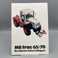 MERCEDES Prospekt Ackerschlepper MB-trac 65/70