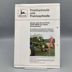 JOHN DEERE Prospekt Fronthydraulik und Frontzapfwelle