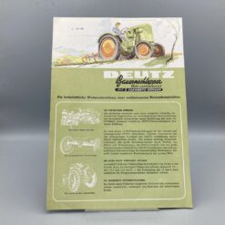 DEUTZ Prospekt Bauernschlepper 15PS