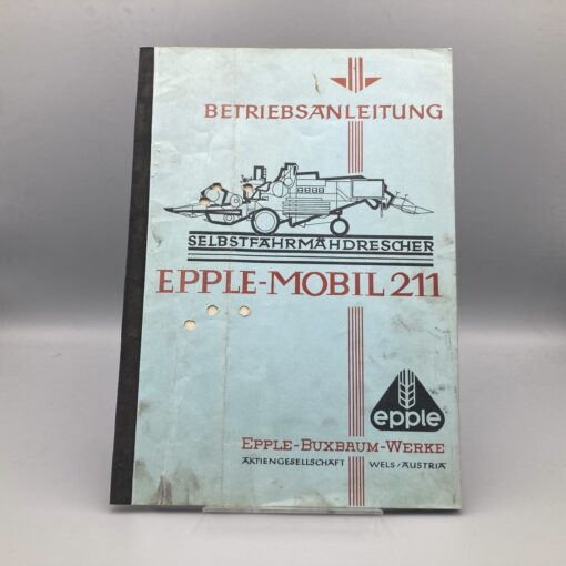 EPPLE-BUXBAUM Betriebsanleitung für Epple-Mobil 211