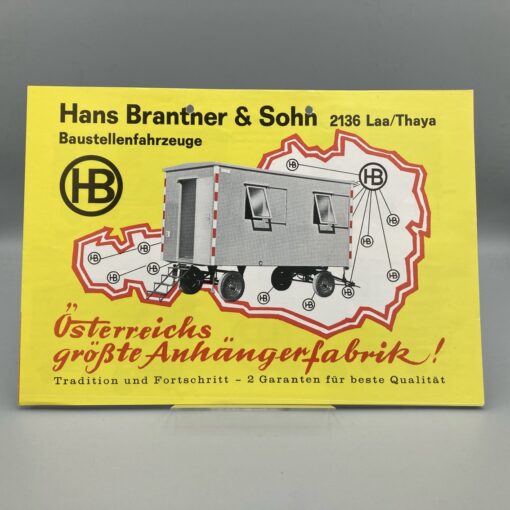 BRANTNER Prospekt Baustellenwagen