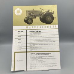 WARCHALOWSKI Prospekt Traktor