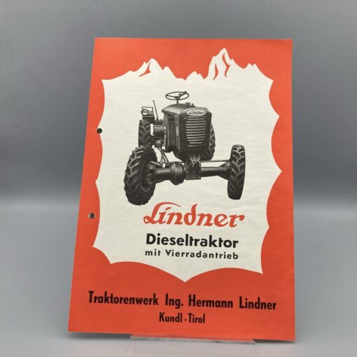 Dieseltraktor LINDNER Prospekt