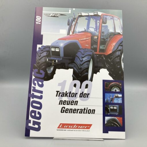 LINDNER Prospekt Traktor GeoTra