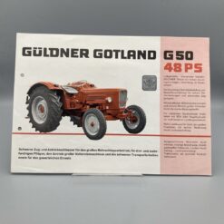 GÜLDNER Prospekt Schlepper G50