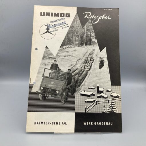 MERCEDES-BENZ Prospekt UNIMOG Ratgeber 05/1954