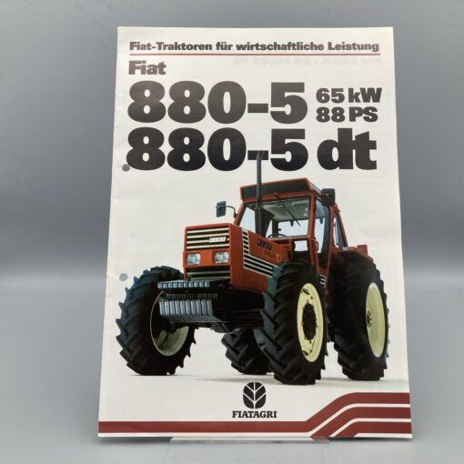FIAT Prospekt Traktor 880-5/dt