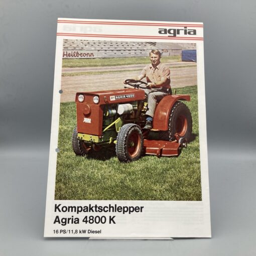 AGRIA Prospekt Kompaktschlepper 4800K