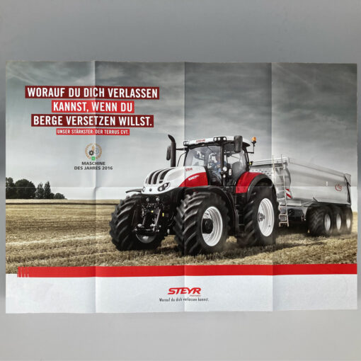 STEYR Prospekt/Poster Traktor Terrus CVT – Bild 2